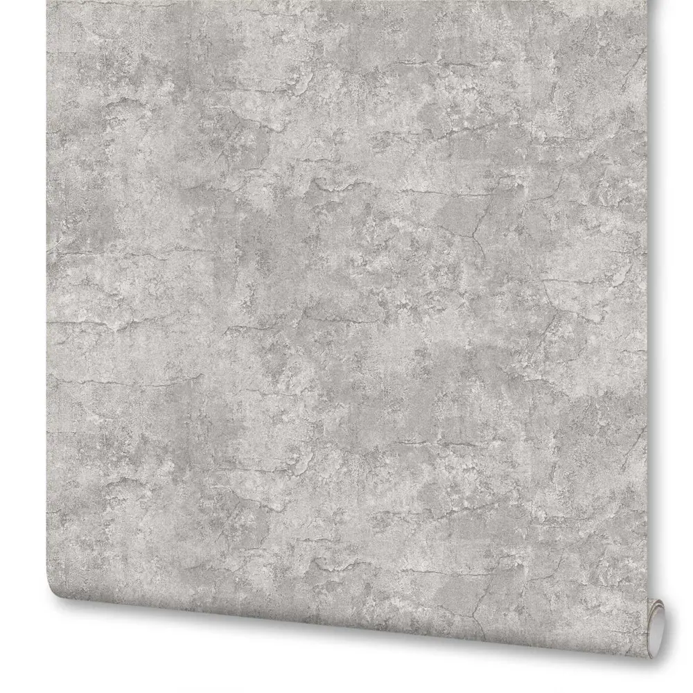 INSPIRE Antipolo - Флизелиновые обои темно-серые с текстурой штукатурки 89349537 STLM-1522303