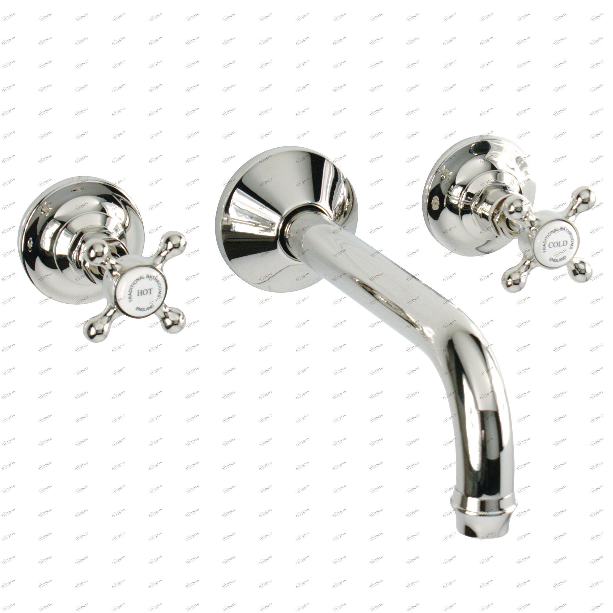 Traditional bathrooms Смеситель для умывальника ЛОНДОН на 3 отверстия Tb440.614.nk LONDON