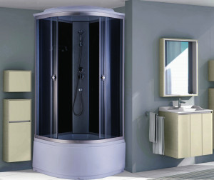 Душевая кабина NG- 2509-14 (1000х1000х2150) высокий поддон(45см) стекло ТОНИРОВАННОЕ