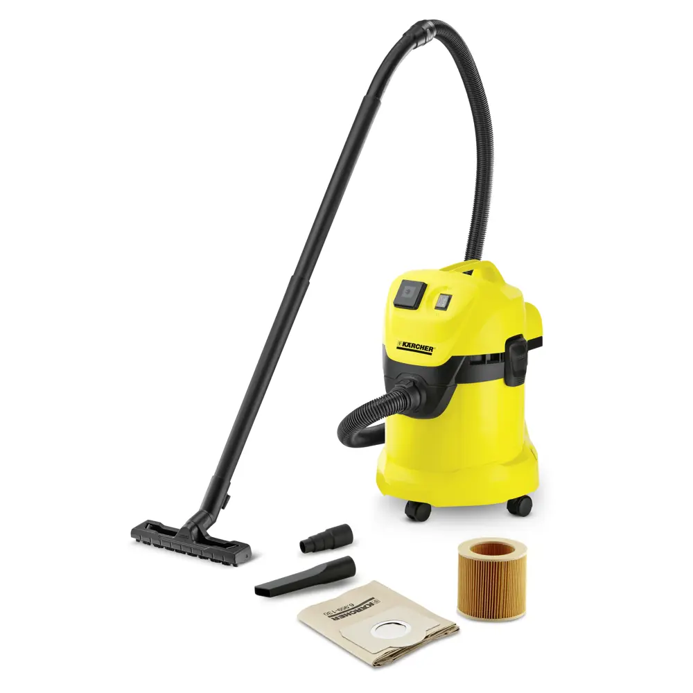 Пылесос Karcher WD 3 P, 1000 Вт, 17 л STLM-2109093