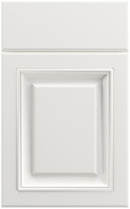 Фасады для кухни Классика Фрезеровка «Валентино+» Белый снег софт №501