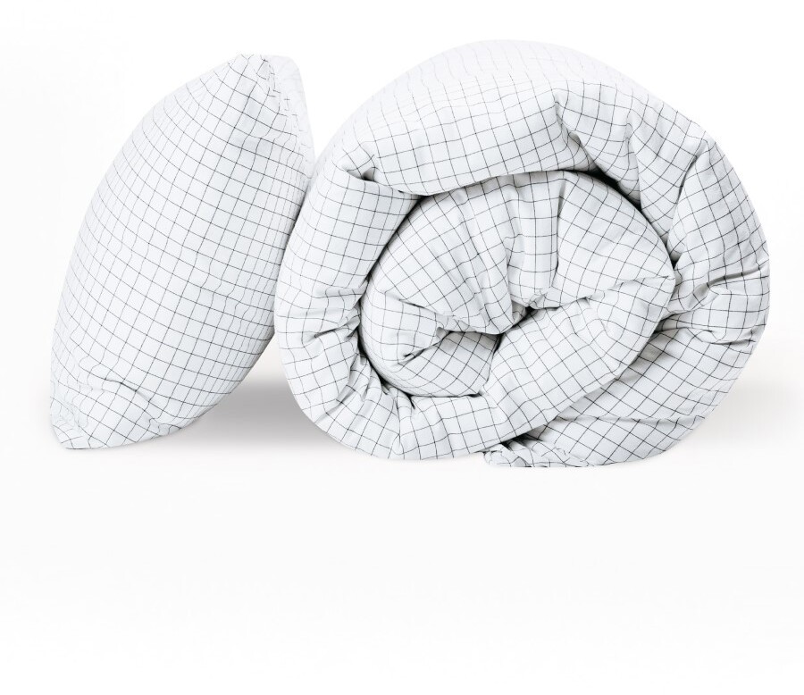 91090950 Комплект постельного белья Wash Cotton полутораспальный (с нав. 50х70) хлопок цвет клетка STLM-0478994 GOODNIGHT