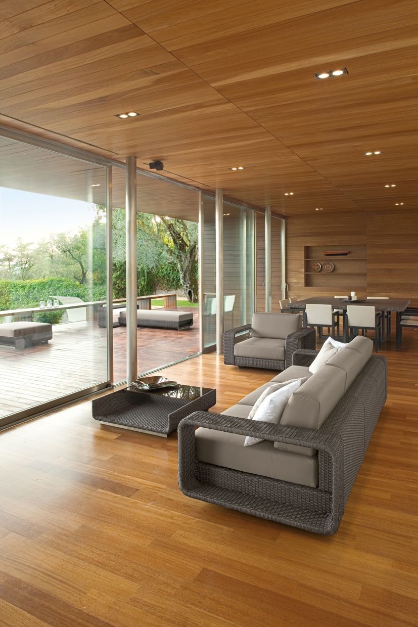 Журнальный столик из алюминия и стекла Roberti Hamptons ARCH-00094089 - Вид №11