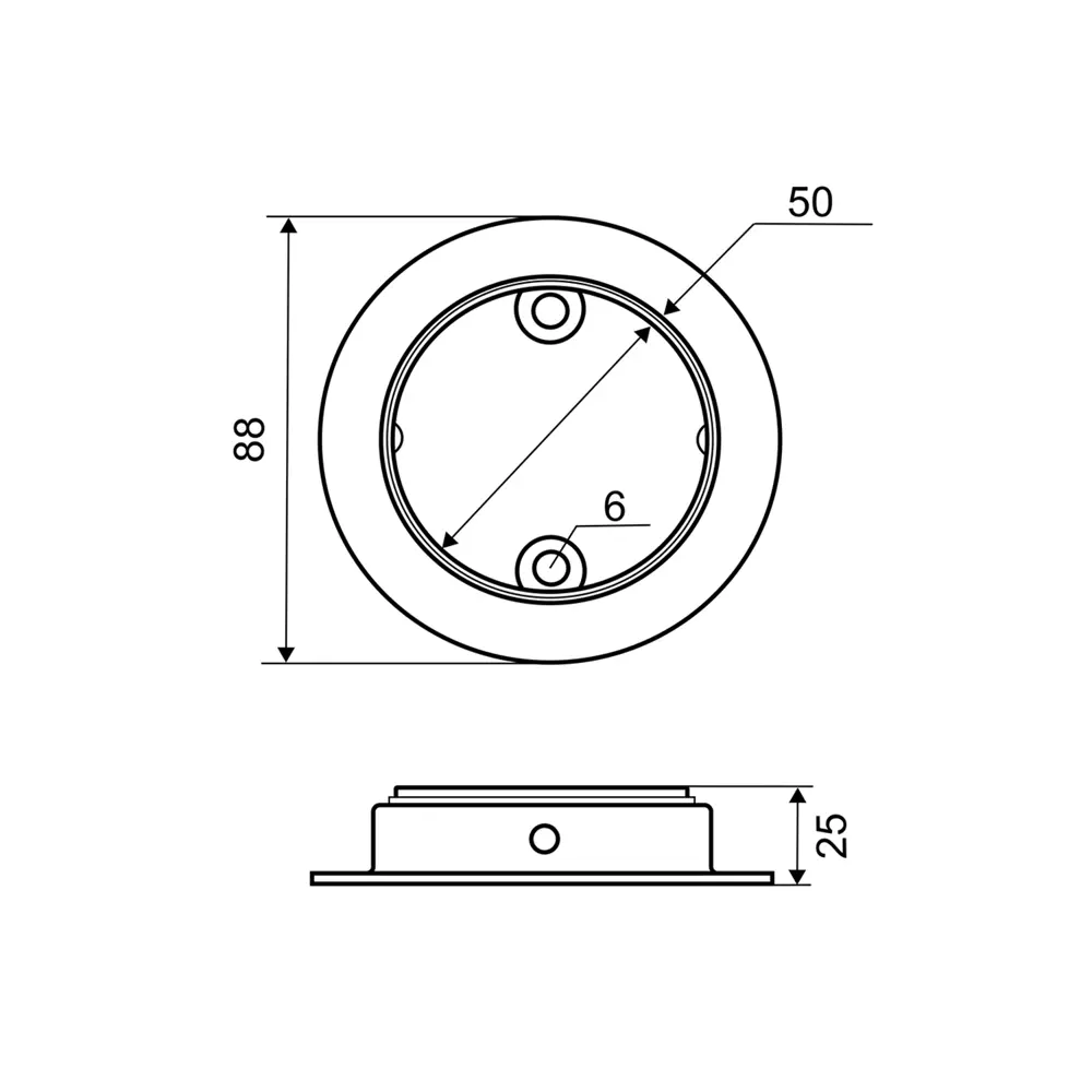 Держатель трубы ⌀50 без фиксатора хром Santreyd STLM-2045780 - Вид №5