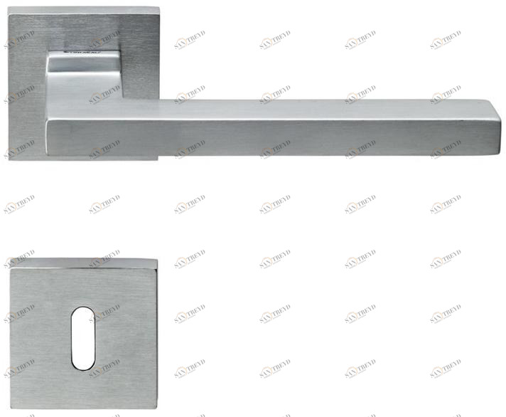 LINEA CALI' Ручка из хромированной латуни на розетке с замком Sintesi sun-id-1496146