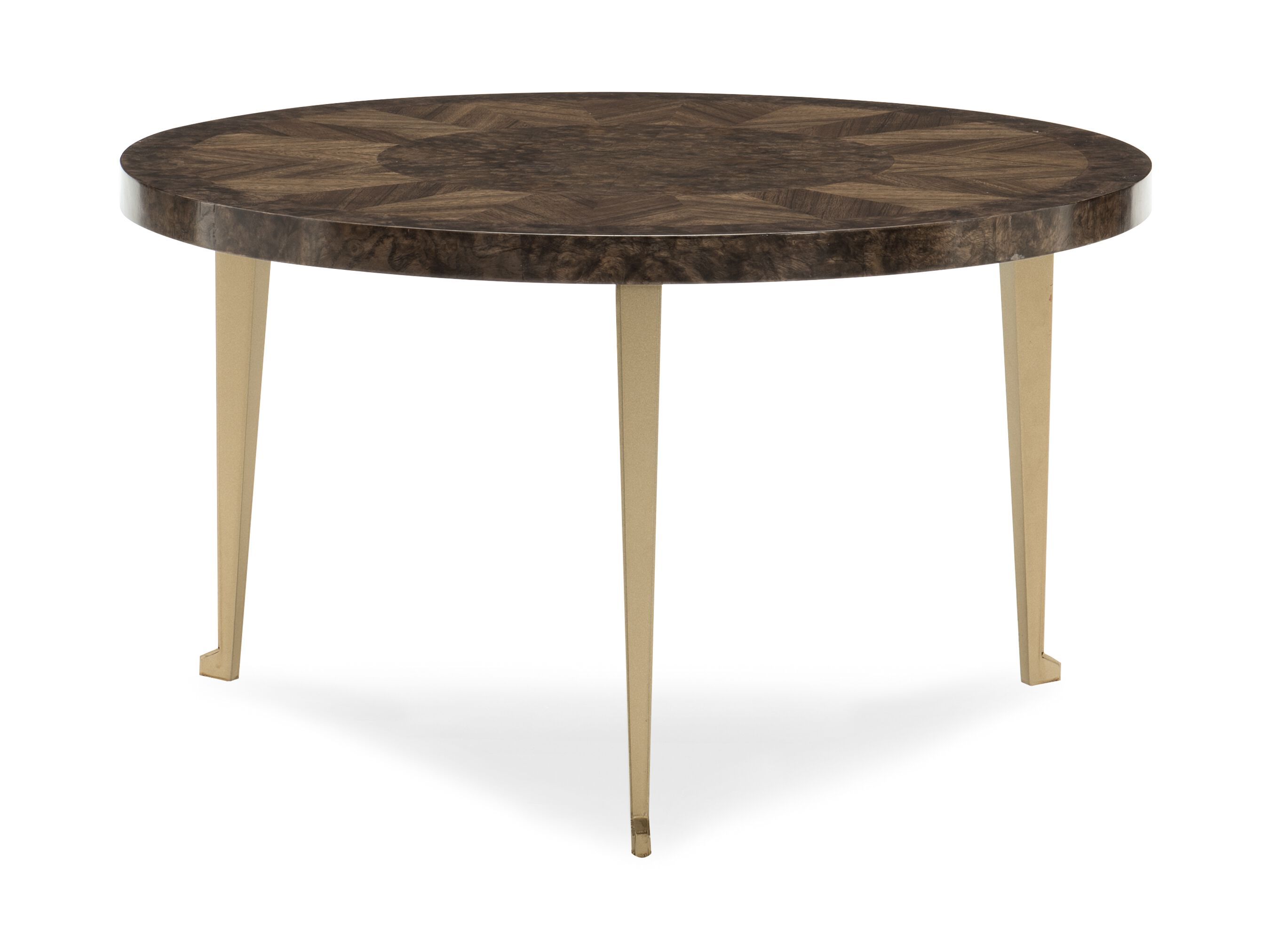 Круглый деревянный журнальный столик Caracole ONE OF THE BUNCH ARCH-00141849