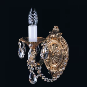 Настенный светильник бра Increaseinnumber 1700/1/C/G BOHEMIA IVELE СВЕЧА 078230 Прозрачный;серебро