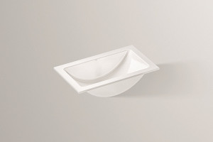 2201100000 Встраиваемая раковина, eb.r585, белая, proshield Alape серия R