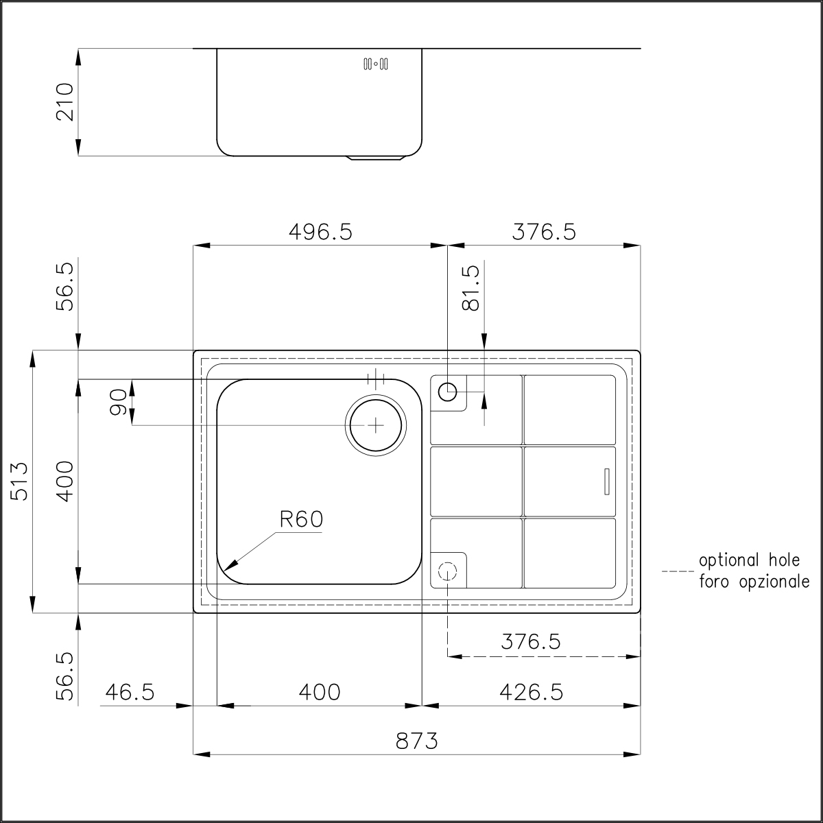 138406x Мойка S3000 1384 06x Fosterspa  - Вид №1