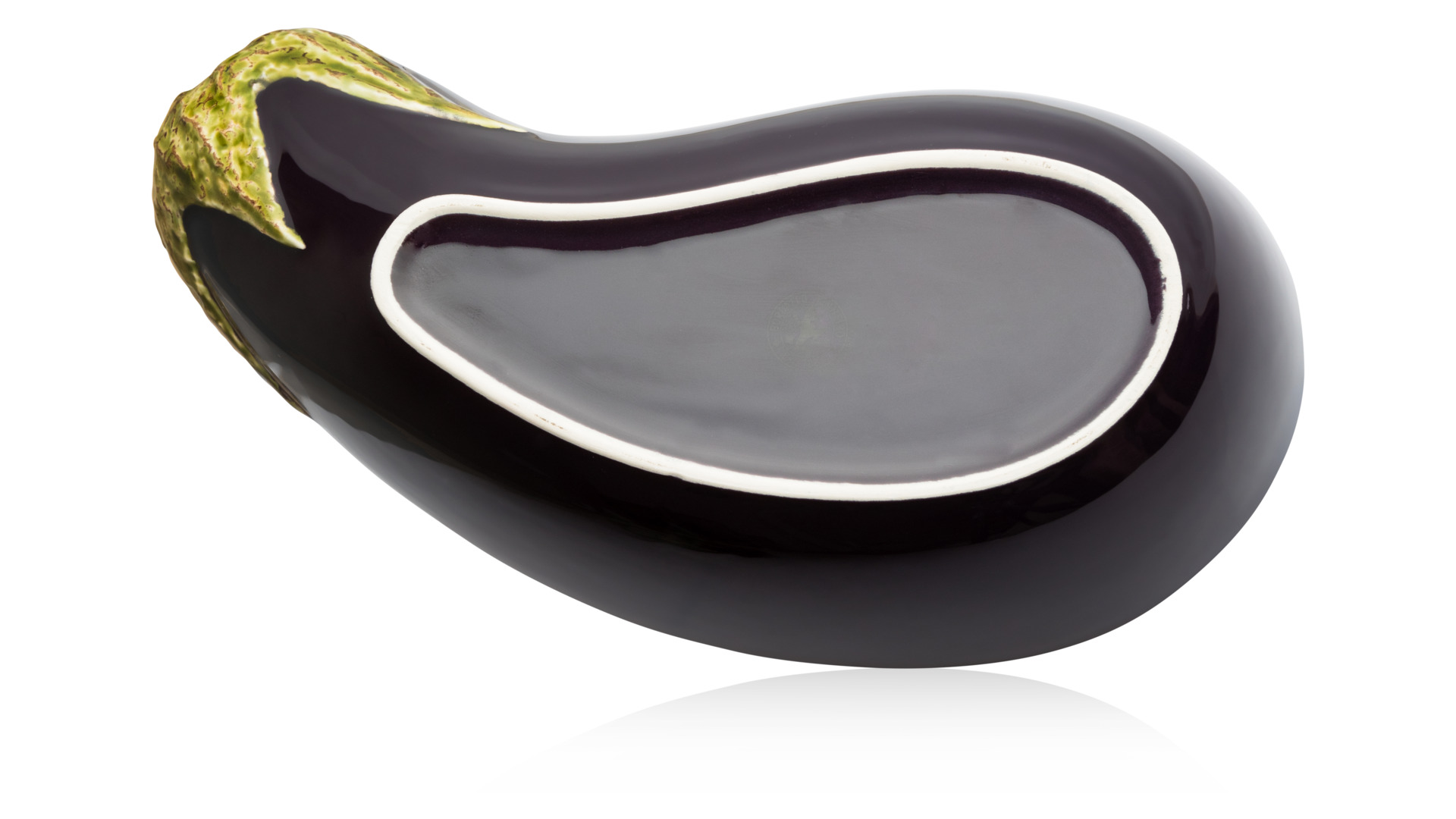 10583845 Bordallo Pinheiro Блюдо для горячего с крышкой Bordallo Pinheiro Баклажан 31,5х17см, керамика Керамика  - Вид №3