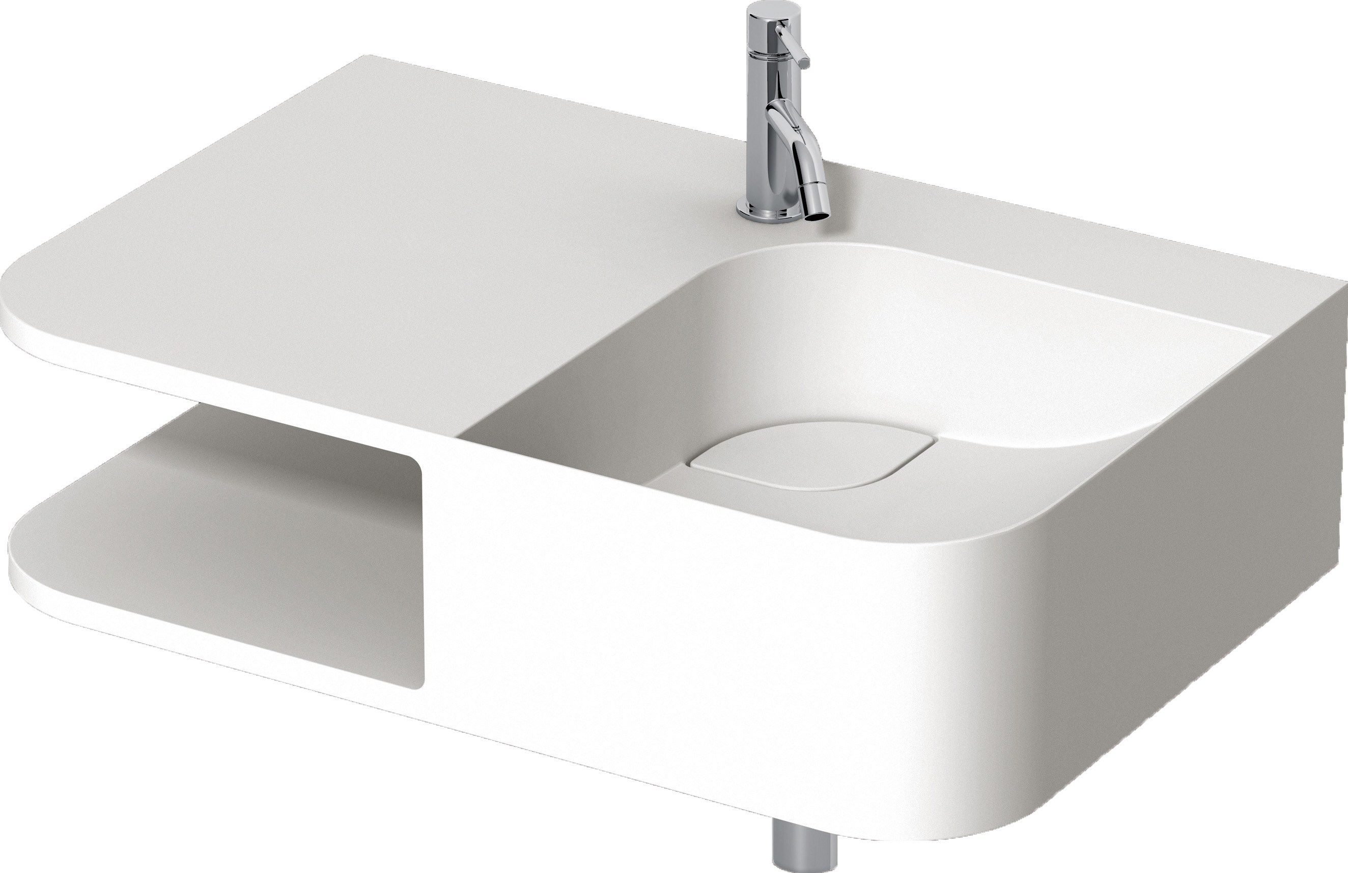 Мраморная подвесная раковина Miratap RADII75 ARCH-00043430 - Вид №1