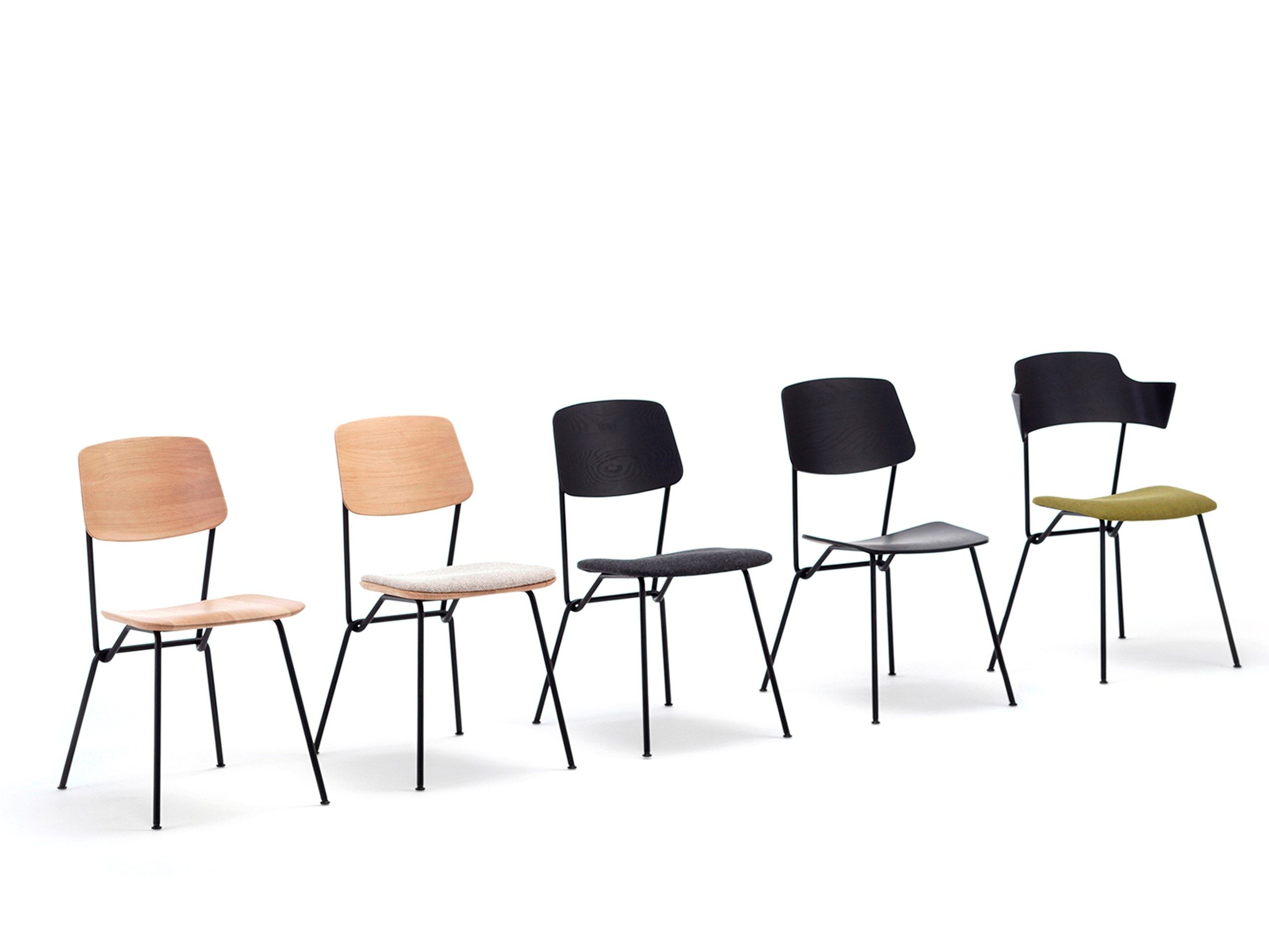 Стул с подлокотниками с открытой спинкой prostoria Strain ARCH-00104296 - Вид №2