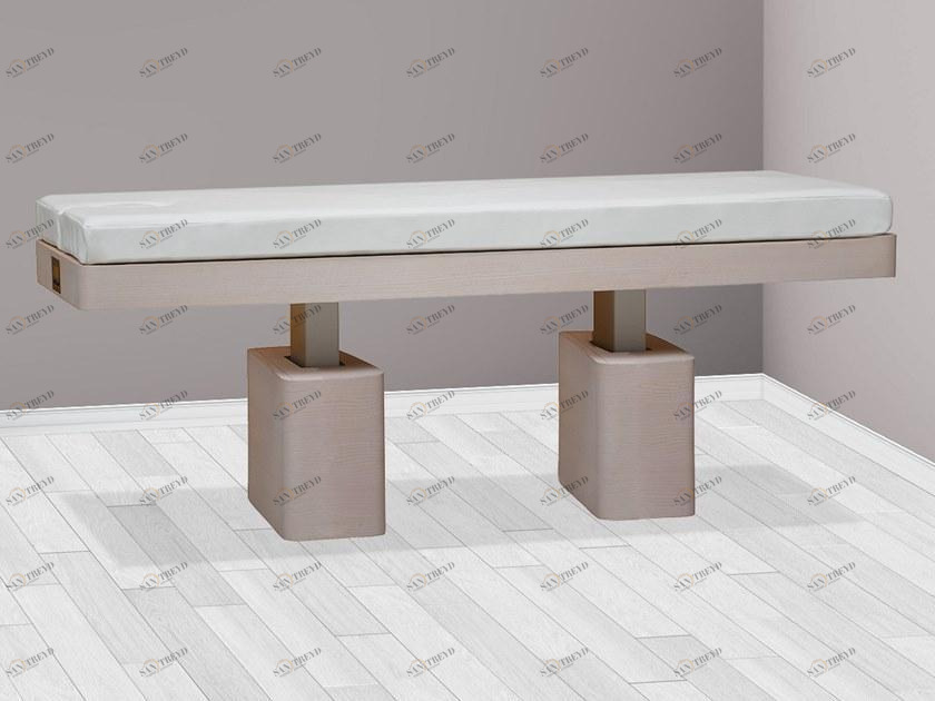 CODE Электрическая массажная кровать из экокожи на деревянной основе Aktice spa sun-id-1351906