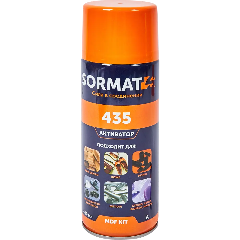 Суперклей - набор для экспресс склеивания Sormat MDF KIT 435 80 гр + 400 мл STLM-2079735 - Вид №2