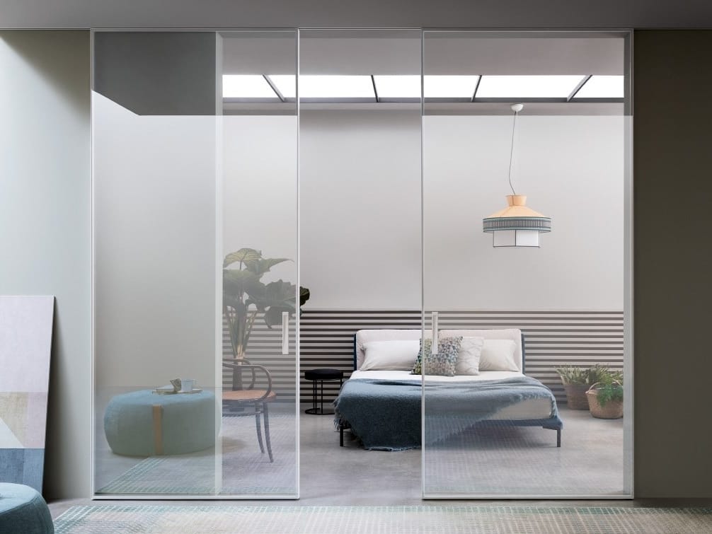 Стеклянная дверь Lualdi раздвижные и поворотные стеклянные системы ARCH-00042338 - Вид №2