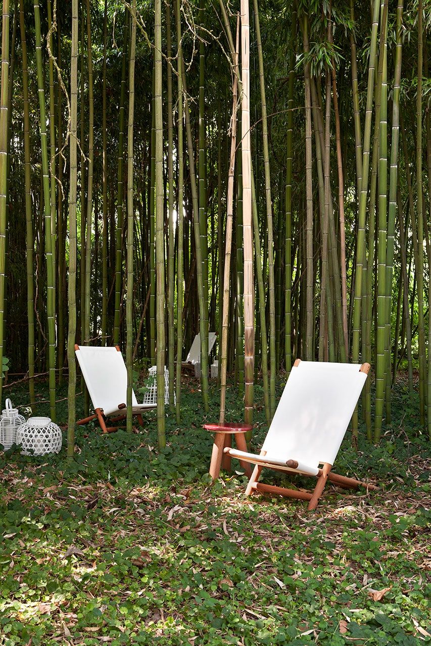 Шезлонг из красного дерева и ткани Exteta Razzi ARCH-00018251 - Вид №1