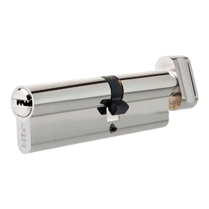 Цилиндр Apecs SM-95(35C/60)-C-NI, 35x60 мм, ключ/вертушка, цвет никель