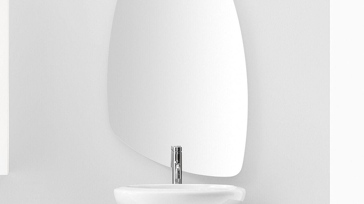 Настенное зеркало для ванной комнаты INDA® LESINA ARCH-00139420 - Вид №3