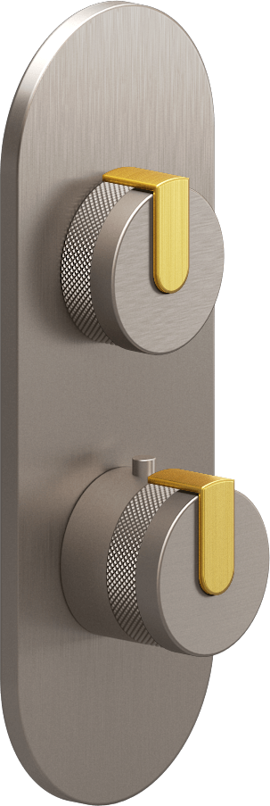 E-8026-R1SNE0-L1BAU-SN-T Планка M-Series с 2 ручками - Внешняя часть GRAFF MOD+