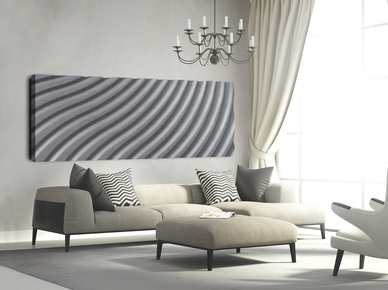 Алюминиевый полотенцесушитель Termo Design TERMOARREDO EFFETTO RILIEVO ARCH-00089570 - Вид №1