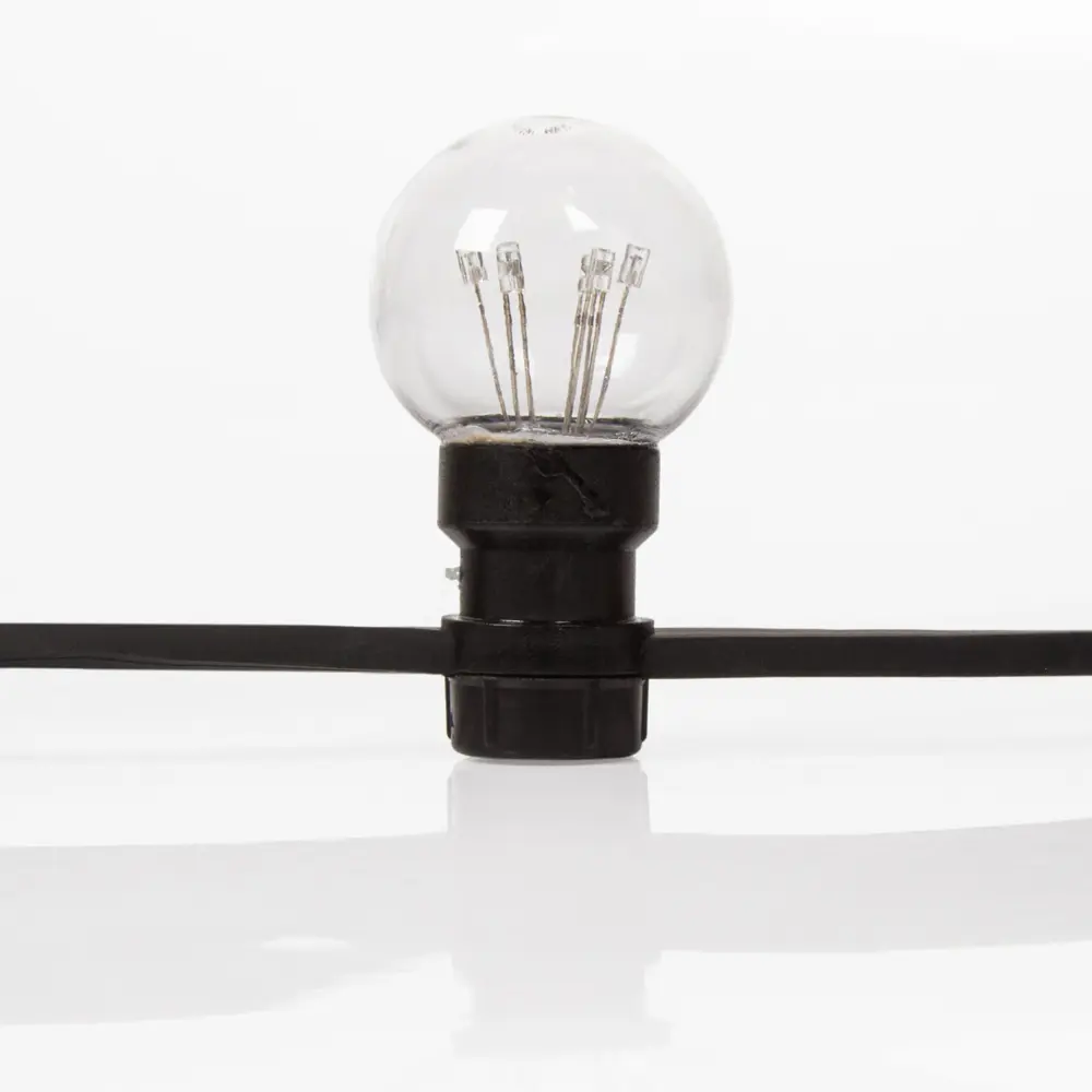 Гирлянда белт-лайт из лампочек Neon-Night Belt Light 10 м 30 ламп черный провод 86263779 STLM-2027005 Santreyd  - Вид №2