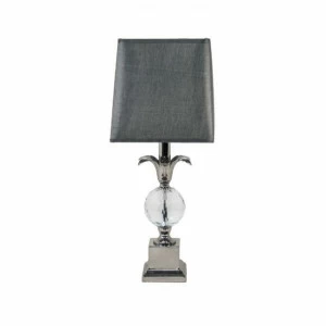 Настольная лампа Pineapple 5161 PUSHA ИНТЕРЬЕРНЫЕ 061818 Прозрачный;серый;хром