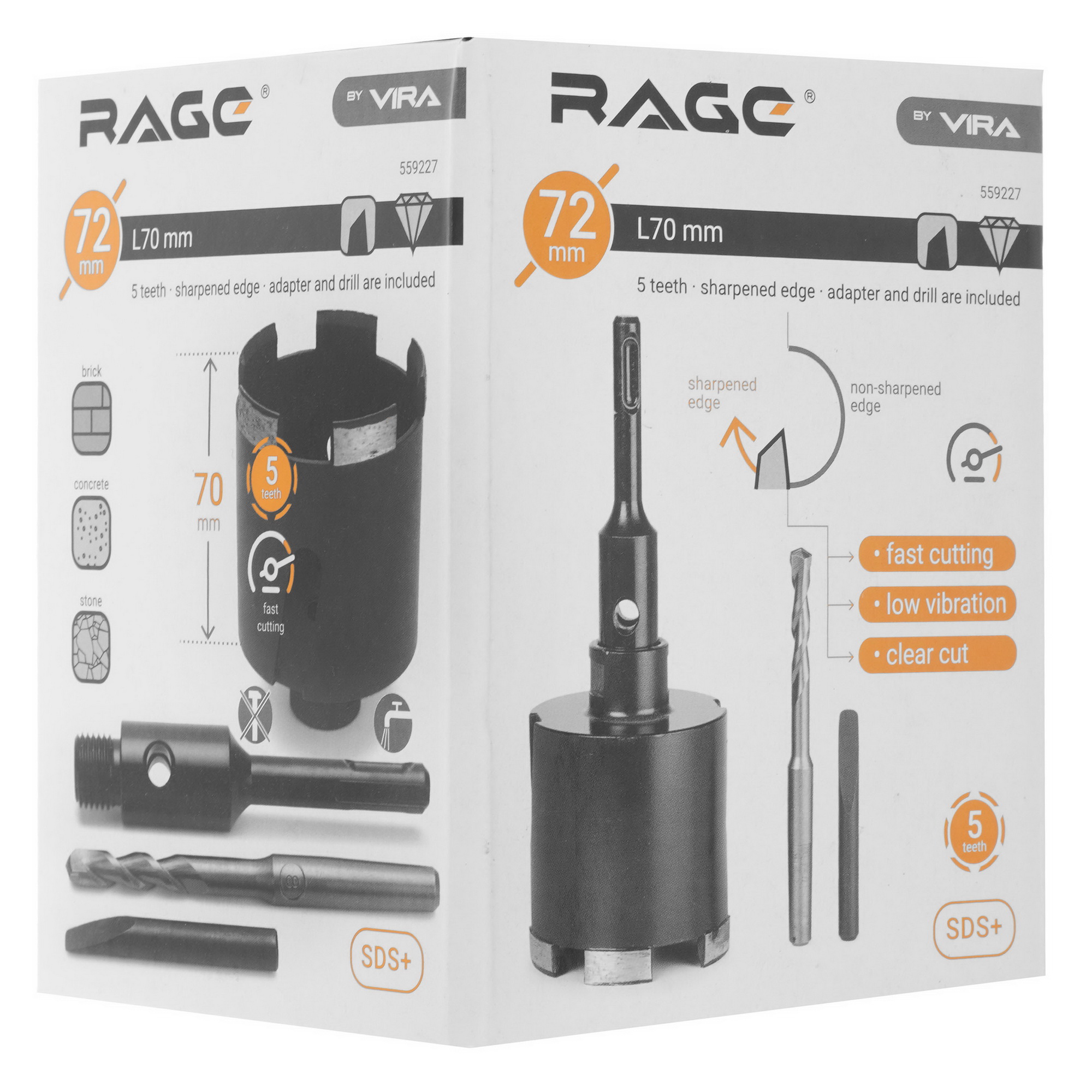 Алмазная коронка RAGE by VIRA 559227 9191403 Vira rage STDN-0045580 - Вид №6