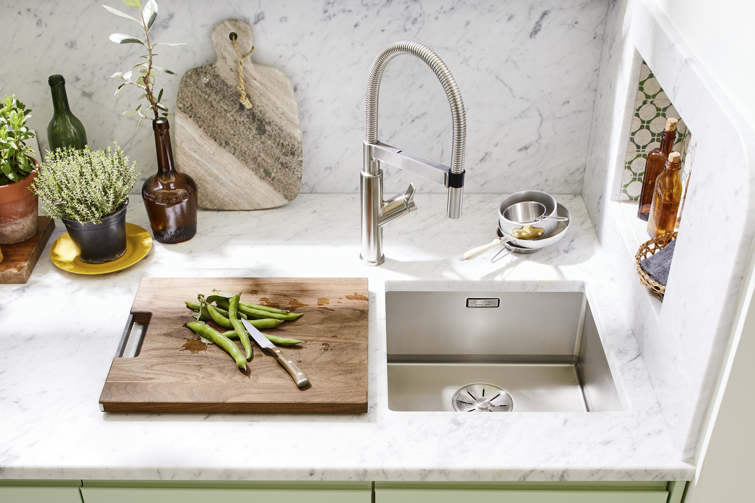 523385 Кухонная мойка Blanco Claron 400-U Durinox  Blanco Claron - Вид №2