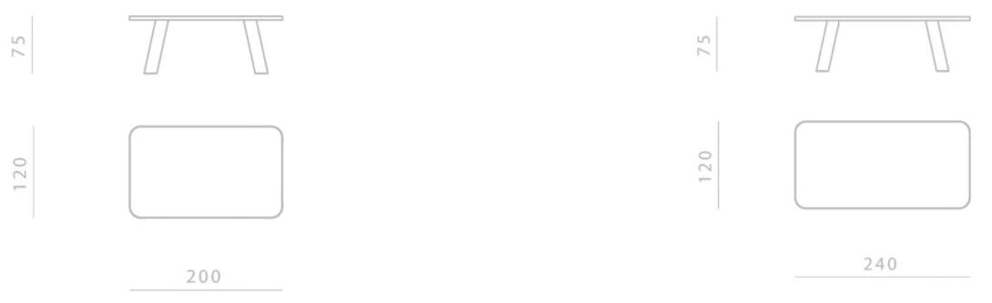 Деревянный прямоугольный стол GHIDINI1961 Native ARCH-00072722 - Вид №6