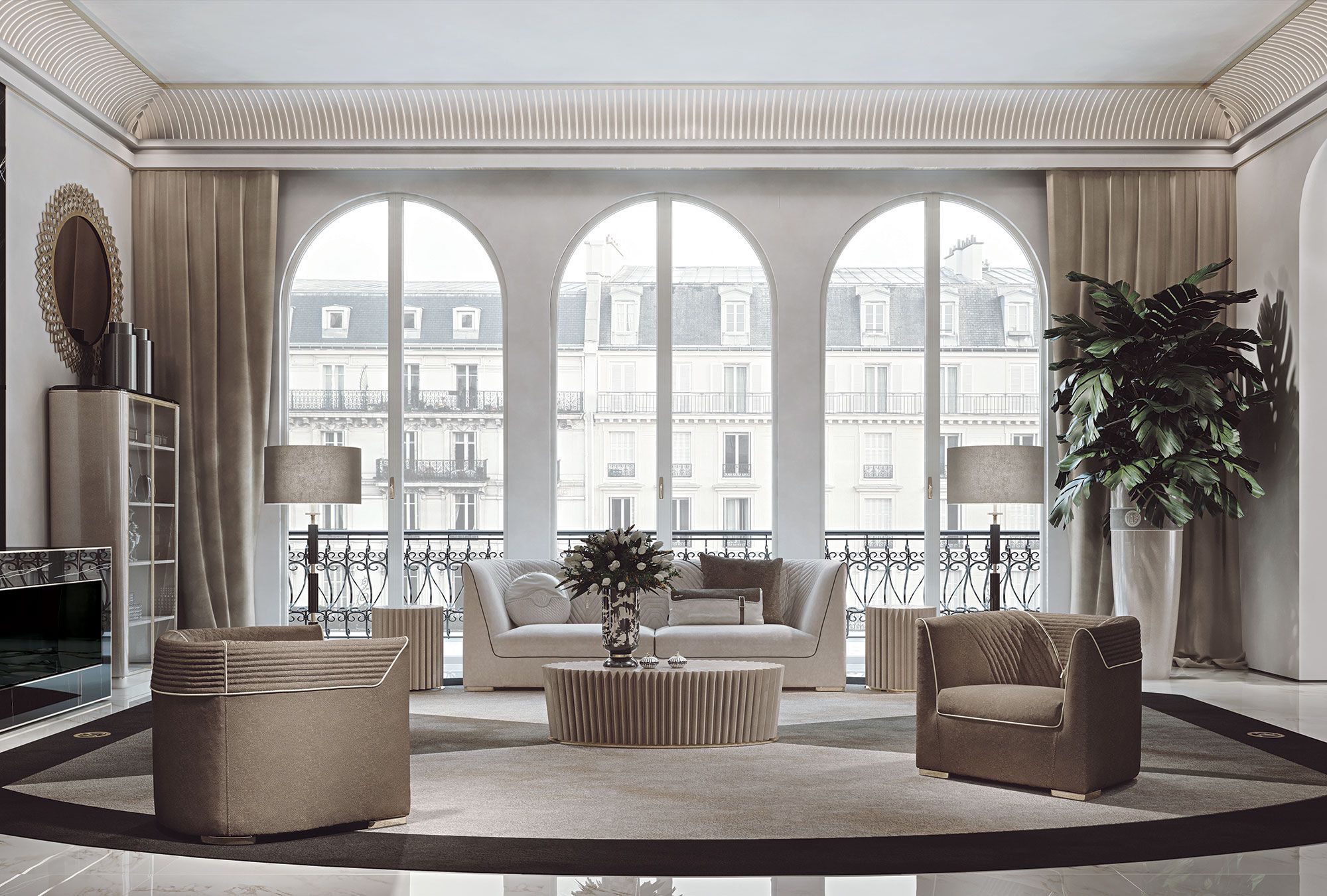 Тканевое кресло Vittoria Frigerio DIANA ARCH-00002333 - Вид №2