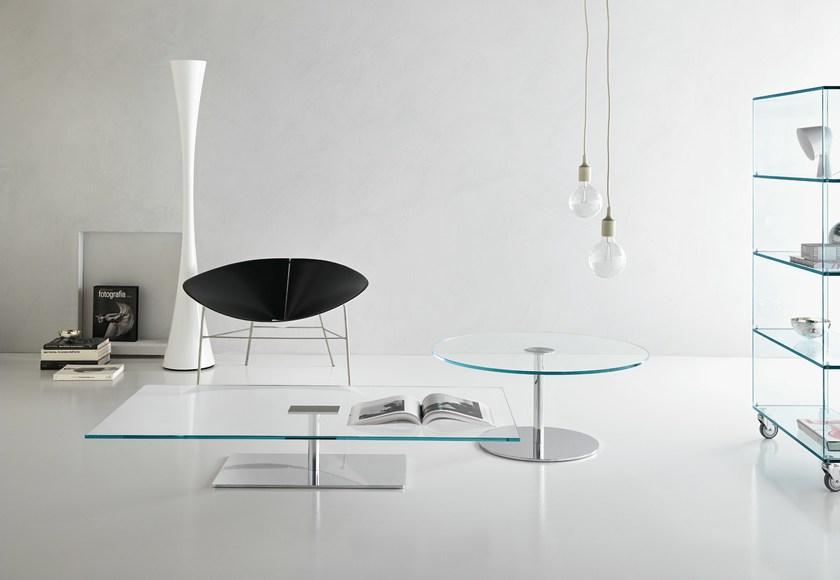 Tonelli Design Низкий прямоугольный журнальный столик из закаленного стекла Farniente sun-id-1412441 - Вид №2
