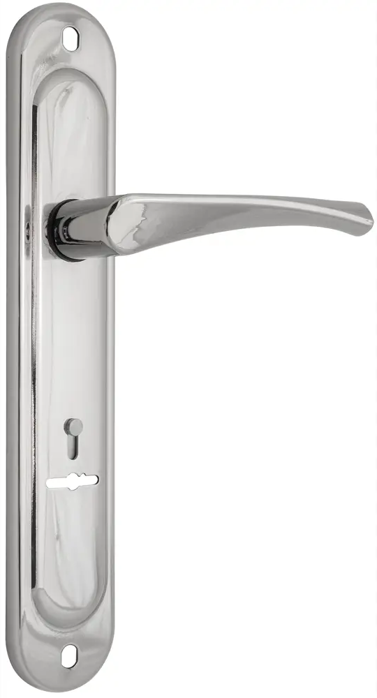 ЗЕНИТ Замок врезной ЗВ9-6-01 с усиленной ручкой, хром 82490863