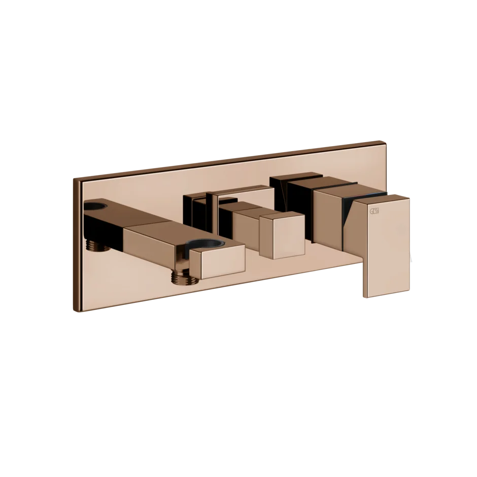 Смеситель для ванны-смеситель для душа 44911 030 Gessi Rettangolo МЕДЬ PVD 44911030