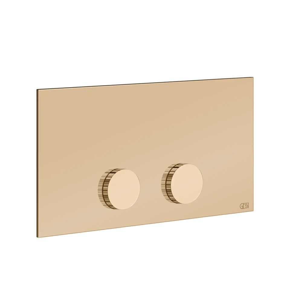 Запорная пластина 54637 735 Gessi Ingranaggio ТЕПЛАЯ БРОНЗА PVD 54637735