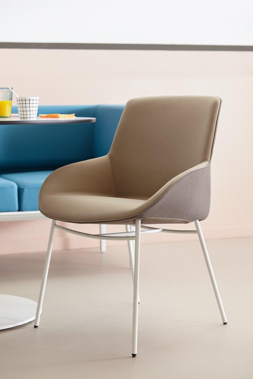 ACTIU Стул из мягкой ткани Noom sun-id-1458898 - Вид №7