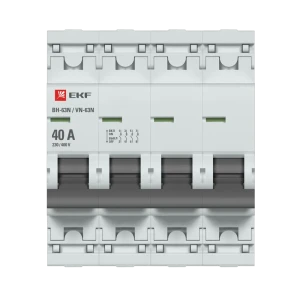 Выключатель нагрузки EKF Proxima ВН-63 4P N 40 А