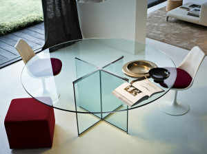 Круглый Хрустальный стол