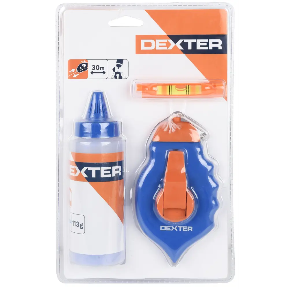 Набор Dexter, шнур разметочный 30 м и порошок красящий, 113 г STLM-2113857 - Вид №6