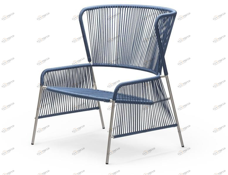 CHAIRS & MORE Штабелируемое садовое кресло из морской веревки Altana sun-id-1471917