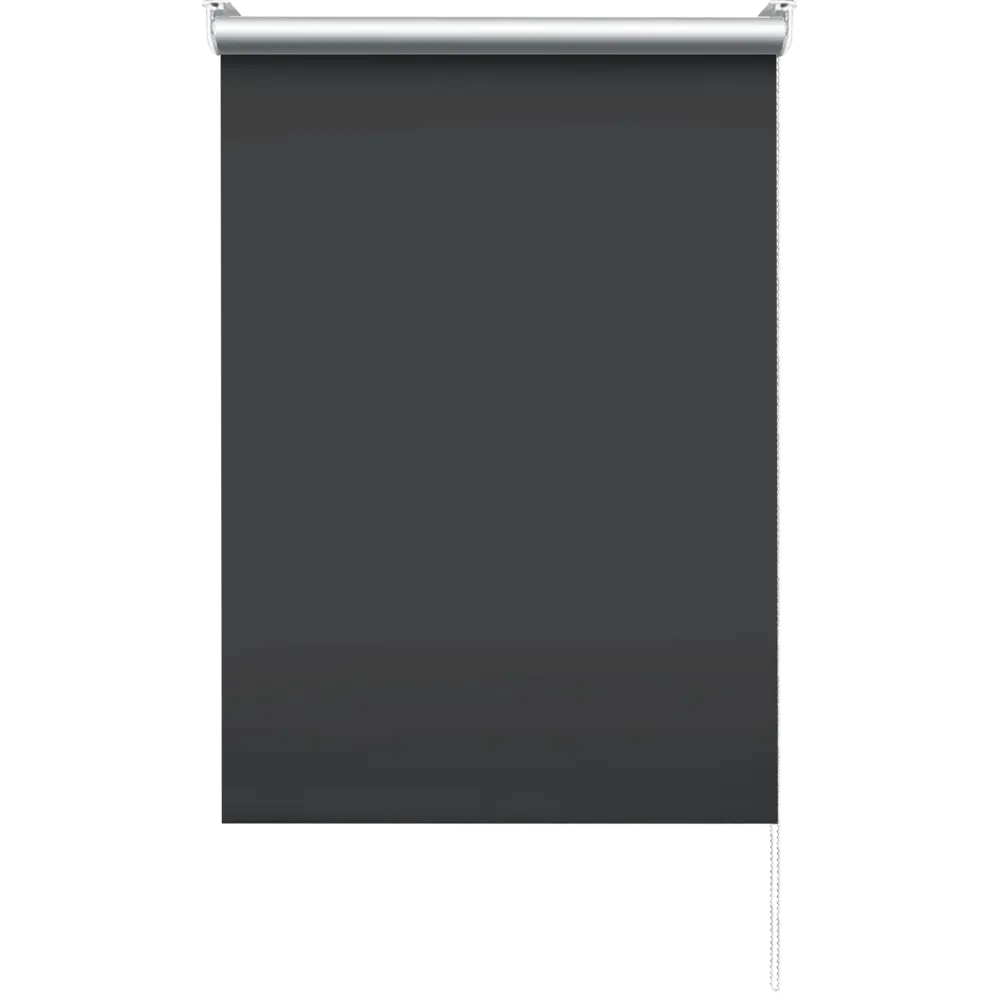Штора рулонная блэкаут Эскар 50x160 см черная Black 1 BLACKOUT STLM-2089045