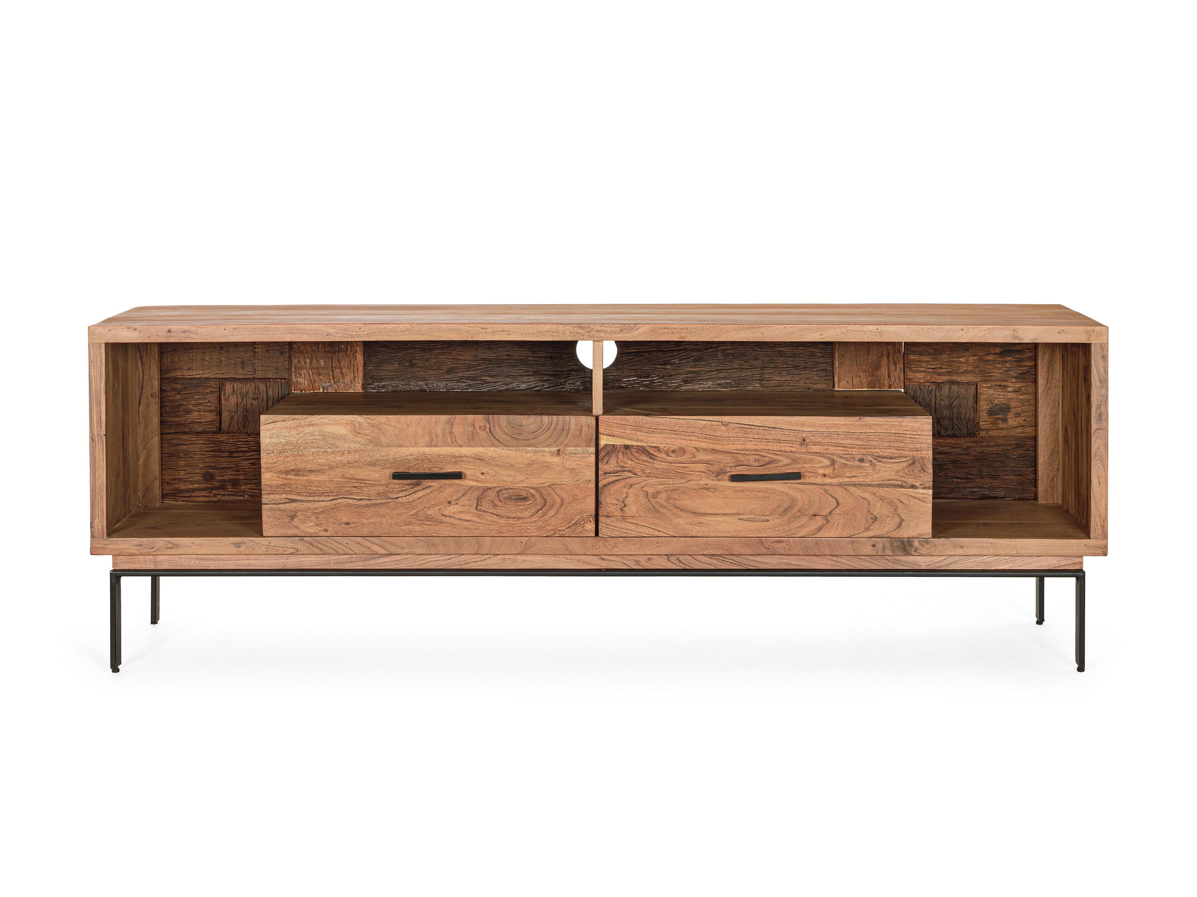 Акация ТВ шкаф с ящиками BIZZOTTO Mangal ARCH-00092445