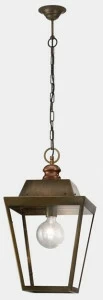 Il Fanale Подвесной светильник для улицы из латуни и стекла Quadro 262.51.ot