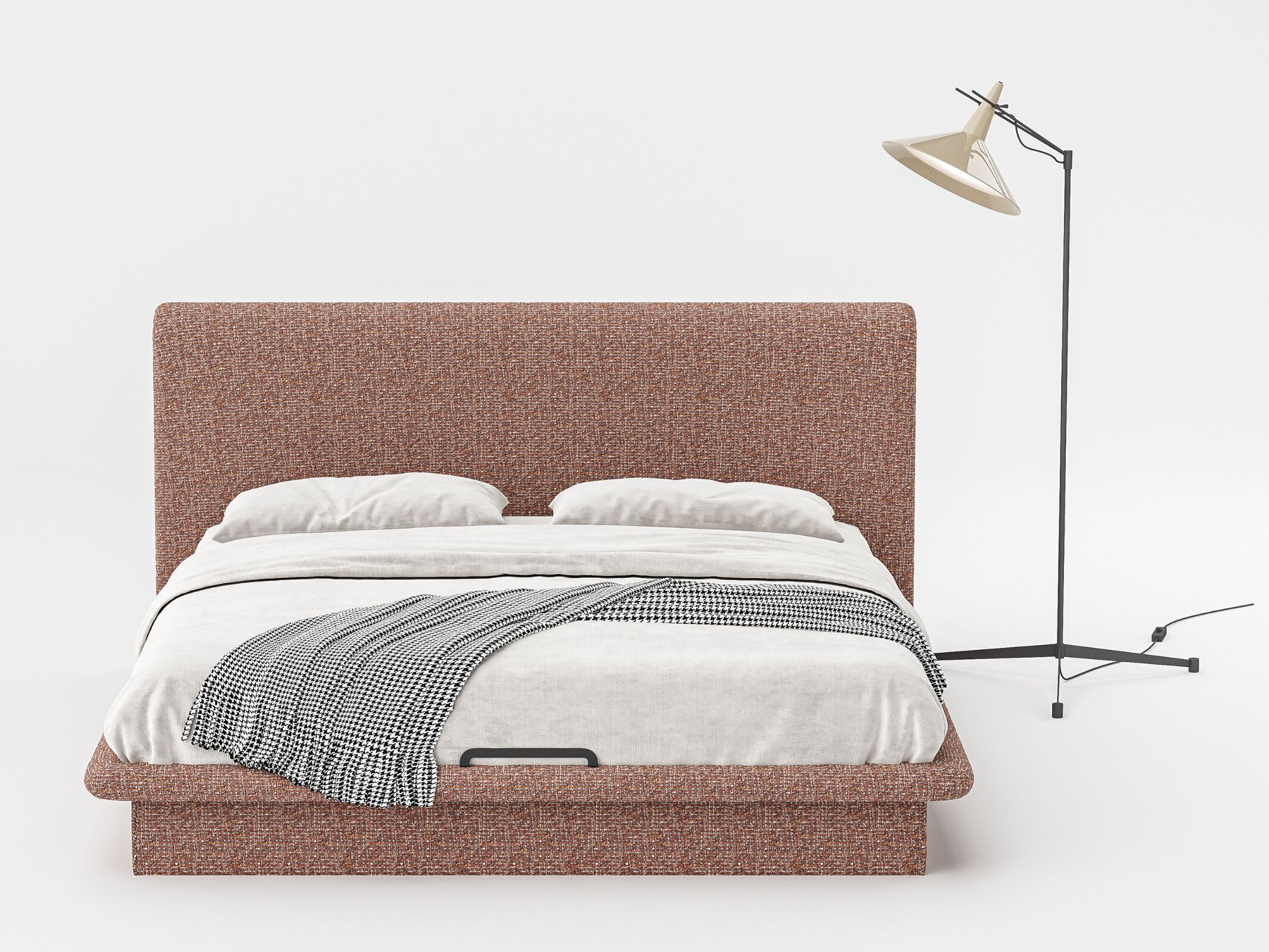 Двуспальная кровать с мягким изголовьем Woodsoft NOLA 2 ARCH-00053793 - Вид №1