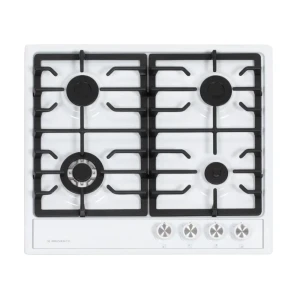 91869630 Газовая варочная панель Delvento V60V41W011 59 см 4 конфорки цвет белый STLM-1425926