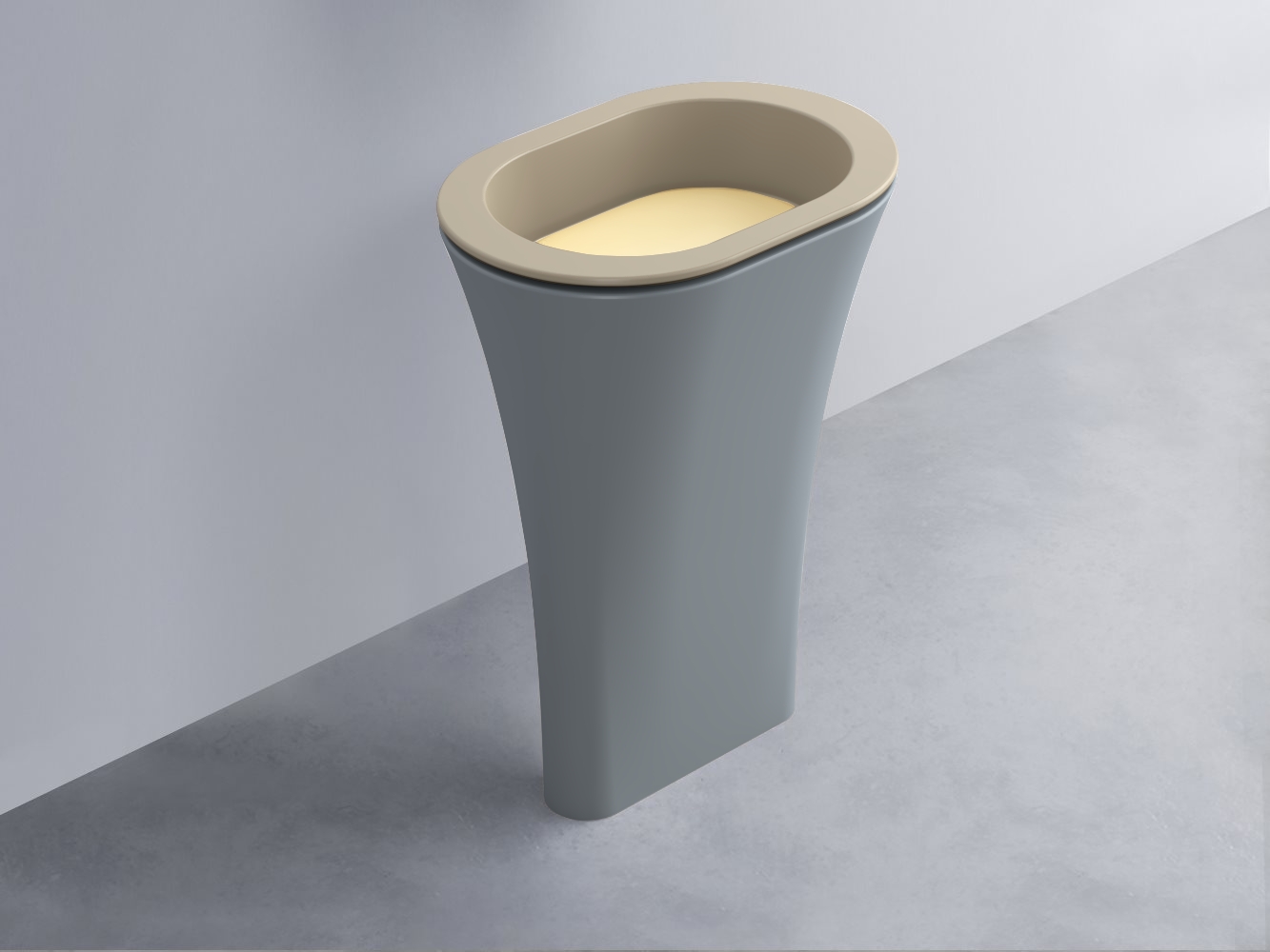 AMLA65-AV+AMPILO-CN+AMCOLO-BR Раковина Amedeo Ovale отдельностоящая cielo Enjoy + Amedeo Ceramica Cielo