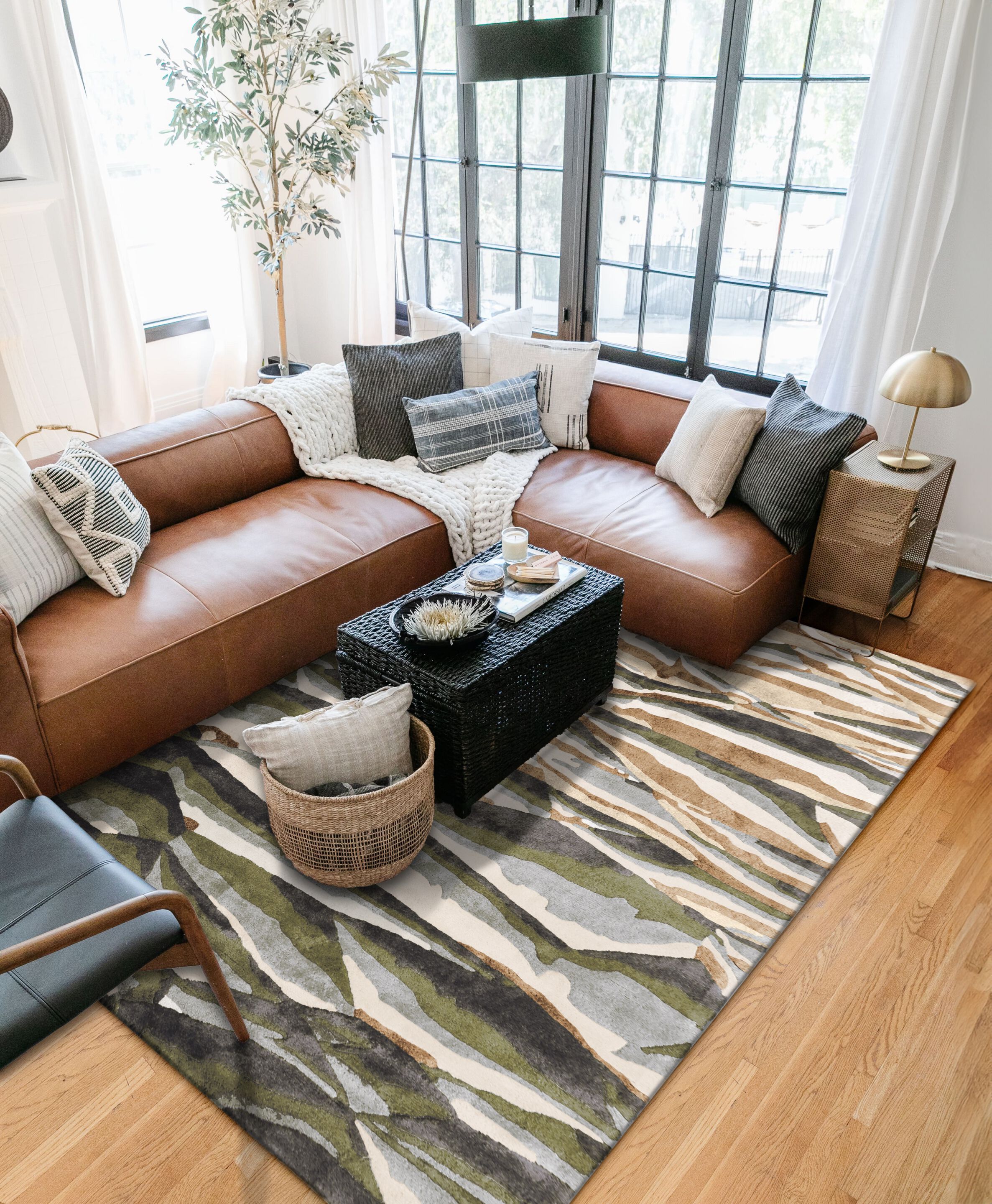 Прямоугольный ковер с длинным ворсом Ademi Exclusive ARCH-00040512 - Вид №1