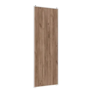 91586917 Дверь для шкафа-купе Лофт-Комплект Двери Найди 80.40x225.50x3 см сталь цвет белый/дуб коричневый табак STLM-1406626