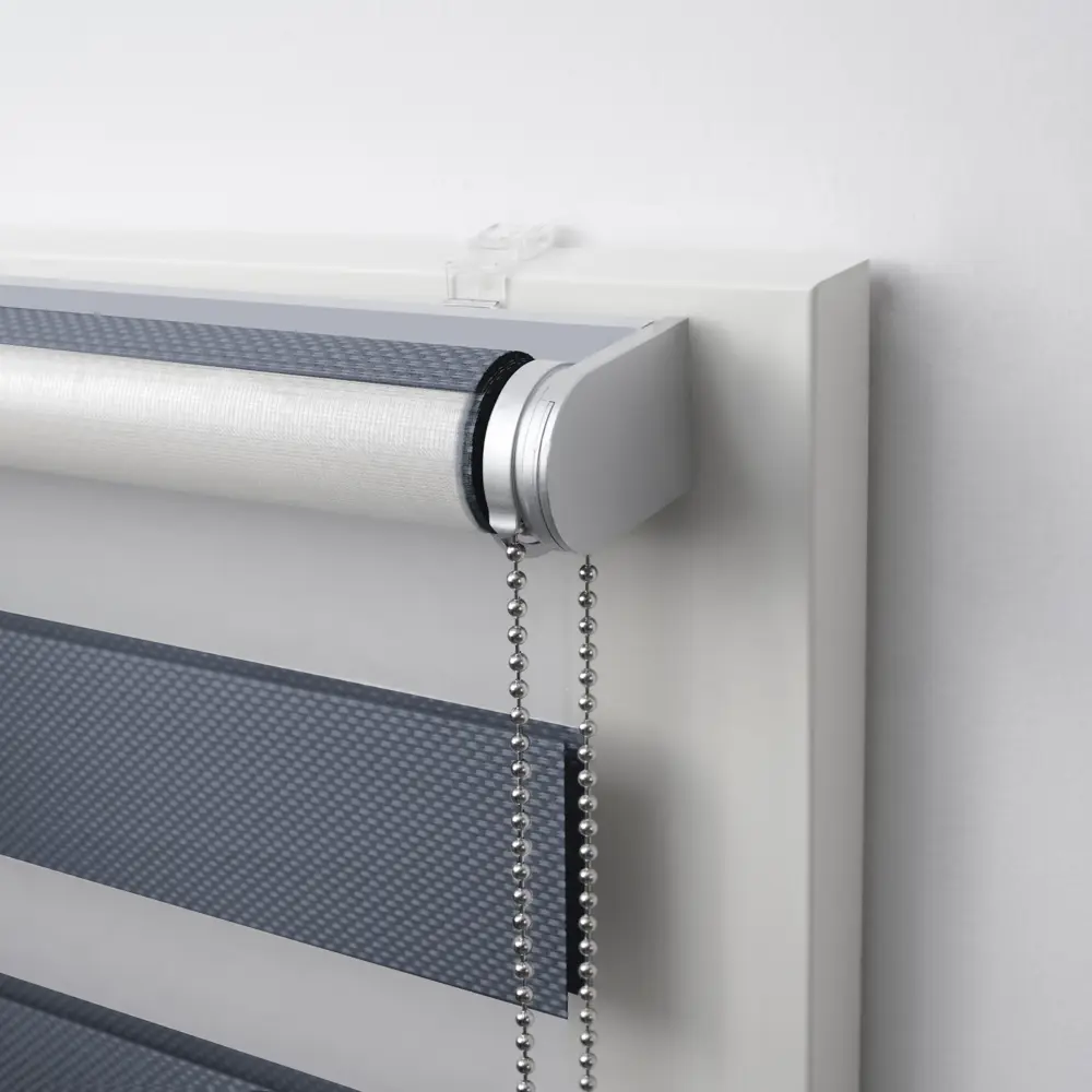 Рулонная штора день-ночь KREAFORTA Novosiberia 65x175 см синяя 89408653 STLM-1581673 - Вид №3