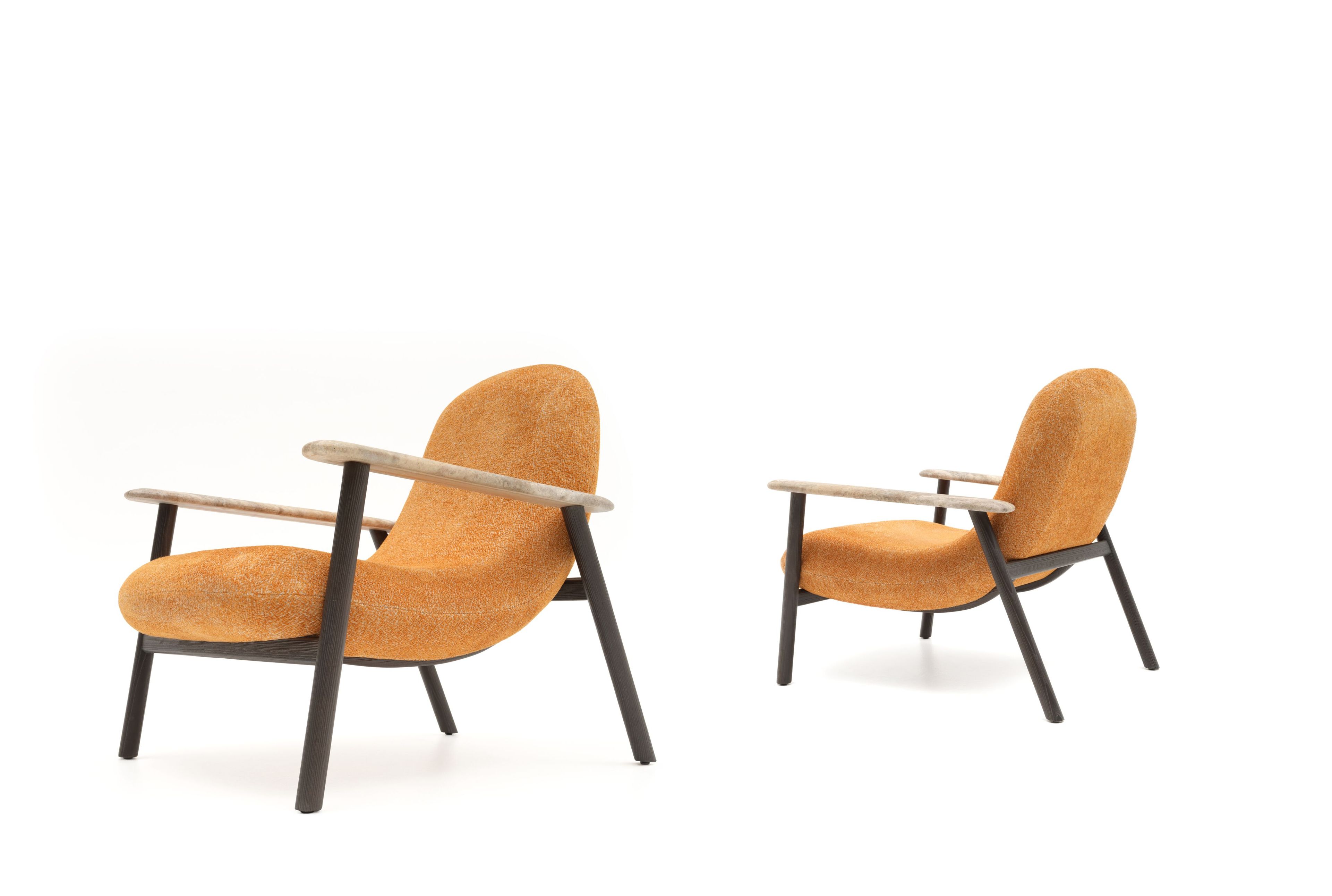 Тканевое кресло с подлокотниками Enne CAPRI ARCH-00131600 - Вид №5