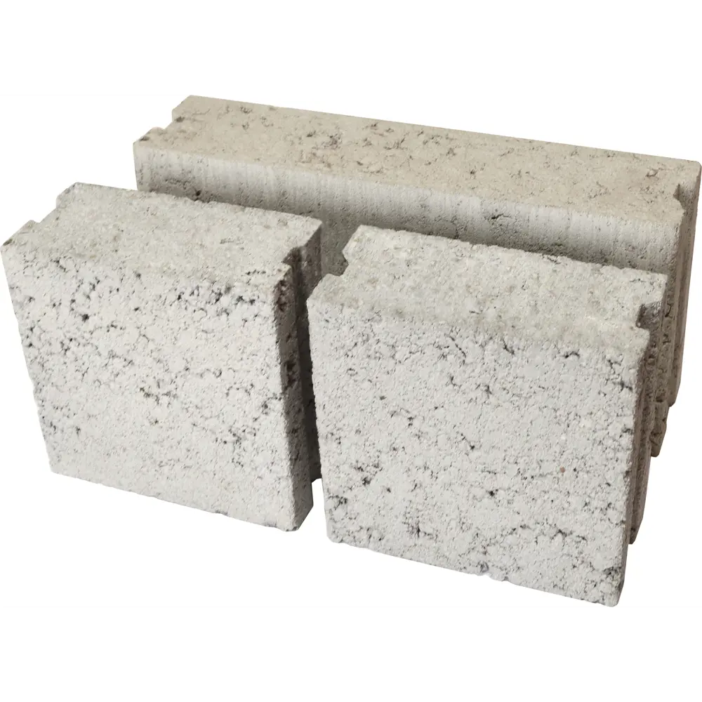 КЕРАМЗИТ - Керамзитобетонный блок перегородочный Стандарт 390x90x188 мм 84226112 STLM-1584075 - Вид №2